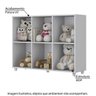 Organizador Infantil Aquarela 6 Nichos - Branco - 2