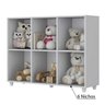Organizador Infantil Aquarela 6 Nichos - Branco - 3