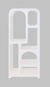 Ver imagem 1 de Estante 80cm Plaster Branca Woodyou