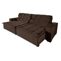 Sofá Retrátil e Reclinável 3,10m Suede Magno - 1