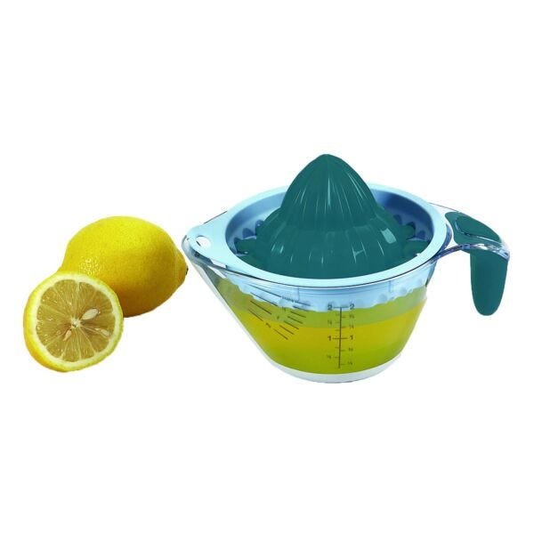 Espremedor de Laranja Limão Copo Medidor e Ralador 3 em 1 Manual Prana - 3