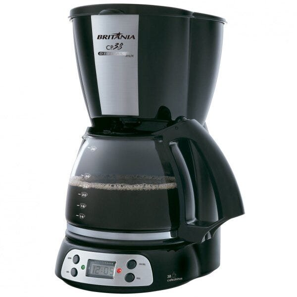 Cafeteira Elétrica 1,5L CP38 Digital Inox Britânia 127V - 2