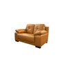 Sofá de Couro Mônaco 2 Lugares - Caramelo - 2