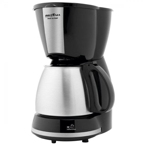 Cafeteira Elétrica 1,2L Inox 30 Temp Britânia 127V - 1