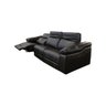 Sofá Reclinável Elétrico de Couro Oma - 3 Lugares - Preto Iguana - 3