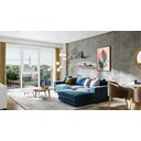 Ver imagem 3 de Quadro Decorativo Canvas Abstrato Moldura Filete Folhas Árvore Salas Gg