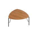 Ver imagem 4 de Conjunto de Mesas de Centro 89cm para Sala 100% Mdf Cor:louro com Preto