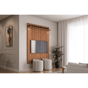 Painel Pequeno Pata Tv de 55 Polegadas River 1,36 Lukaliam:jequitiba Ripado