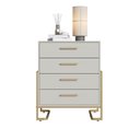 Ver imagem 6 de Quarto Adulto Industrial com Roupeiro Closet Cômoda e Mesa de Cabeceira Cor:Carvalho Oak e Arenas