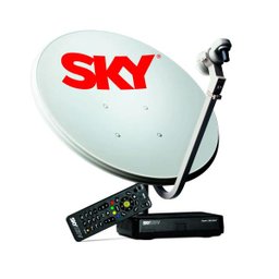 Kit Sky Pré-Pago Flex Hd, Antena Parabólica Sky 60cm + Receptor Digital Kit Sky Pre Pago Flex Hd - 1