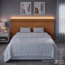 Ver mais imagens de Painel Cabeceira Frisado Casal com LED 109x180cm