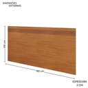 Ver imagem 3 de Painel Cabeceira Frisado Casal com LED 109x180cm