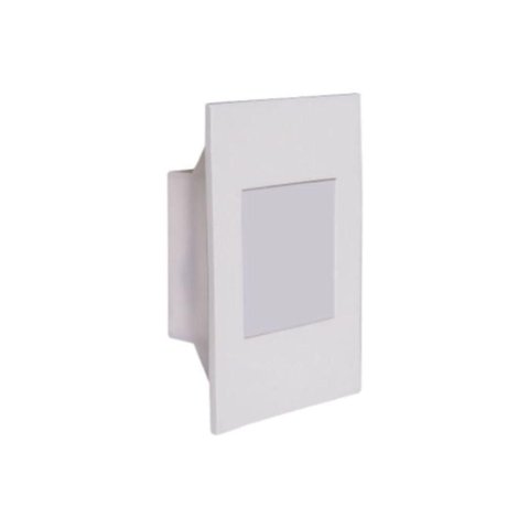 Balizador LED 10088-10099 Uso Interno e Externo Baixo Consumo Branco Romalux 1,2W