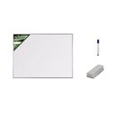 Ver imagem 1 de Quadro Bco 90x60 Mold. Alum. 5603 + 1 Caneta + 1 Apagador