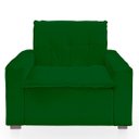 Ver imagem 4 de Poltrona Cama com Puff para Sala Confortavél Moderna Suede
