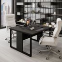 Ver imagem 1 de Mesa de Trabalho para Escritório 2 Lugares Preto 1,20m F5