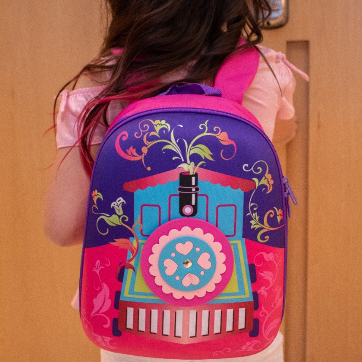 Mochila de Criança Passeio Infantil Bolso Único Alça Dupla +3 Anos ...