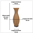 Ver imagem 4 de Kit 02 Vasos Decorativo Aladim Cor Natural