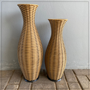 Ver imagem 2 de Kit 02 Vasos Decorativo Aladim Cor Natural