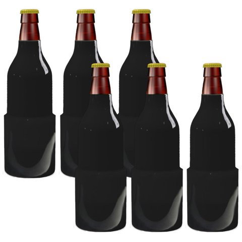 Kit 6 Porta Garrafa Cerveja Térmico Gel Fri-ice Conserva P/ 2 Horas