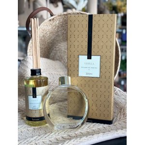 Kit Difusor de Varetas 200ml + Refil 250ml Via Aroma Vanilla
