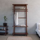 Ver imagem 1 de Guarda-Roupa Closet Laguna 4 Prat 90cm Castanho