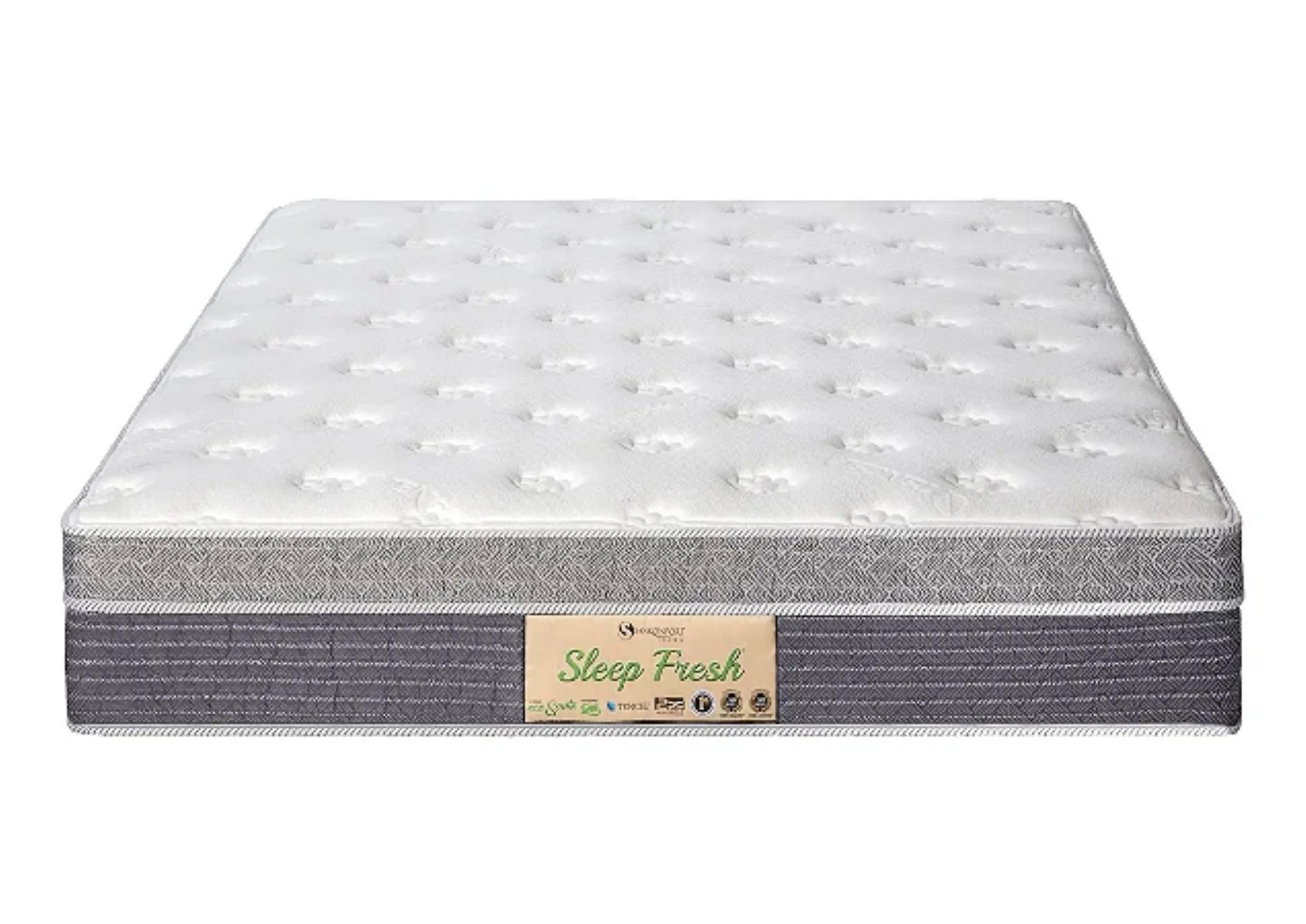 Colchão Casal Sleep Fresh Mola Ensacada 30x138x188 - Sankonfort