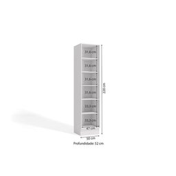 Paneleiro Kappesberg Suprema 2 Portas Branco 50cm X 52cm - 2