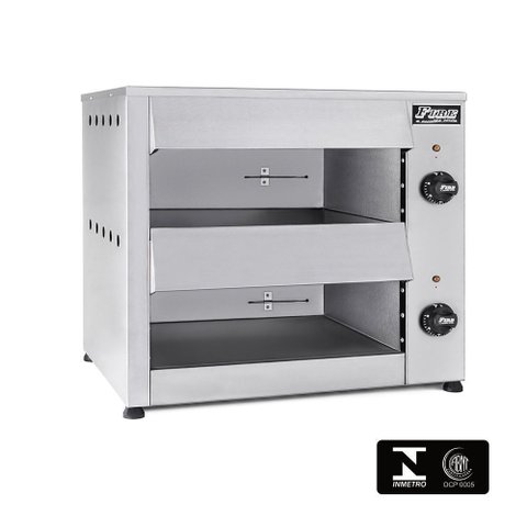 Forno Salamandra Elétrico 2 Câmaras 220v 6000w Fos2c Fire