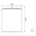 Ver imagem 3 de Lixeira Tramontina Útil em Aço Inox Scotch Brite com Revestimento Especial a Base de Verniz Rose