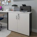 Ver imagem 2 de Armário Baixo com 2 Portas para Escritório / Home Office Natus30
