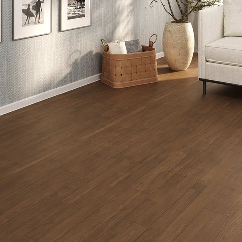 Piso Vinílico Em Manta PVC 1,5mm Antiderrapante 10m² Imita Madeira Fosco