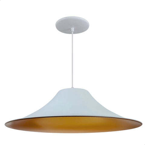 Chapeu Chines com Interior Cobre:branco Textura