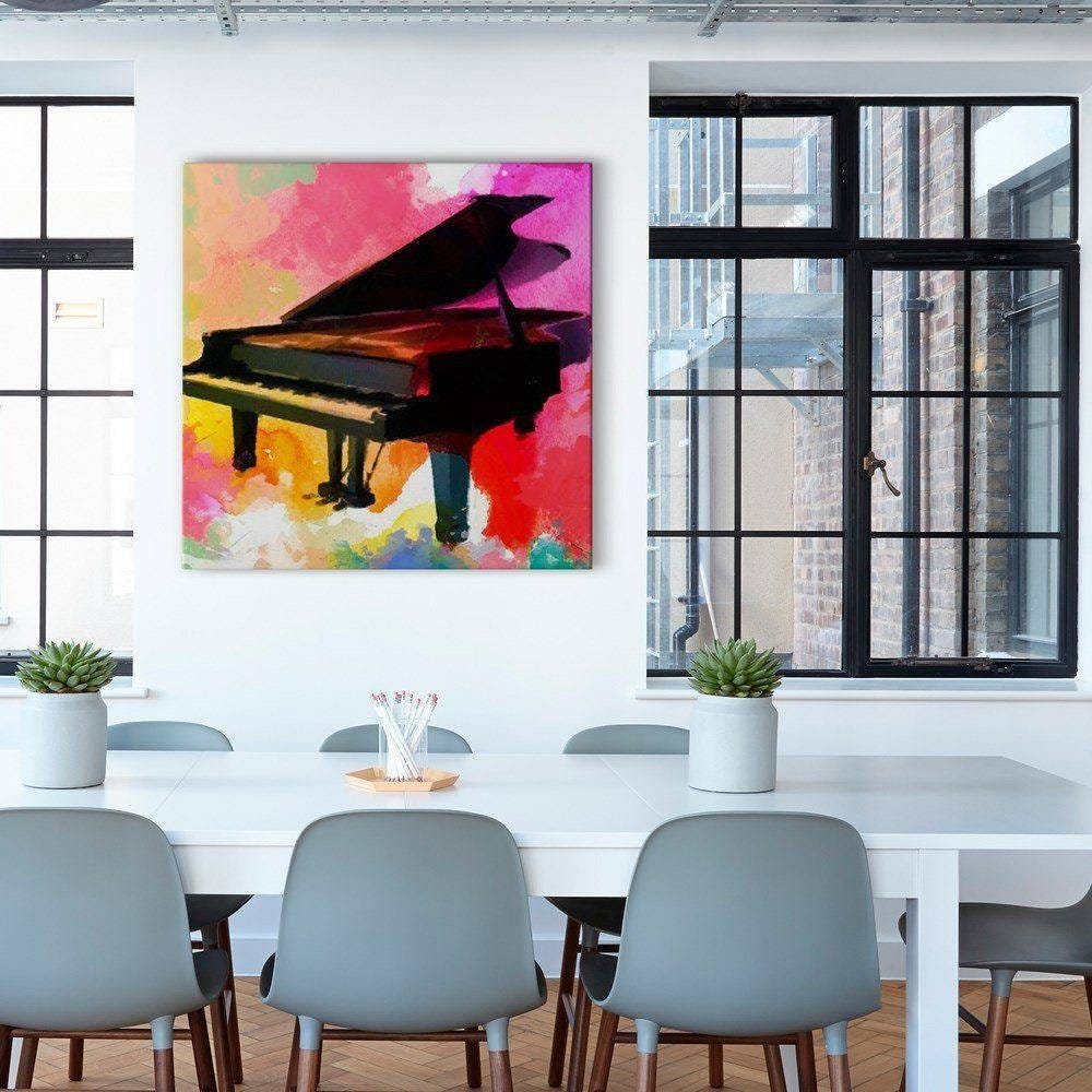 Quadro Decorativo 60x60cm Piano Color - 3