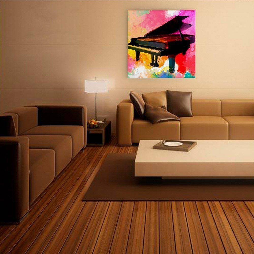 Quadro Decorativo 60x60cm Piano Color - 2