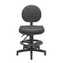 Ver imagem 1 de Cadeira caixa executiva backplax new plus sem braço-preto Plaxmetal