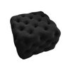Puff Pufão Banco Decorativo Quadrado Capitonê Suede Preto - 2
