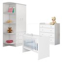 Ver imagem 1 de 1berco Doce Sonho Branco (1.5) + 2523comoda com Trocador Doce Sonho(2523.5) + 825g. Roupa Inf. 2pts