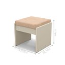 Ver imagem 3 de Banqueta pra Penteadeira ou Quarto Off White