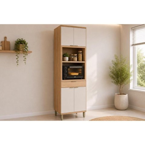 Torre Quente Cozinha Bless 4PORTAS 2NICHOS 70cm Jequitiba Linea