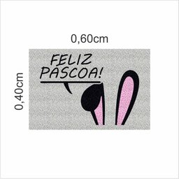 Tapete Coelho da Pascoa para Decoração. - 2