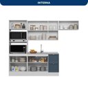 Ver imagem 5 de Cozinha Completa Modulada Americana 4 Peças com Torre Quente e Balcão para Pia Unna