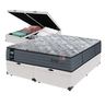 Cama Box Baú Branco e Colchão Queen Joy Molas Ensacadas Sealy - 1