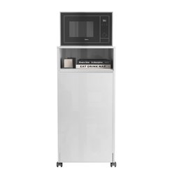 Aparador Armário para Cozinha Esconde Botijão de Gas Branco - 5