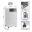 Ver imagem 7 de Aparador Armário para Cozinha Esconde Botijão de Gas Branco