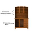 Ver imagem 5 de Armário de Cozinha 5 Portas 4 Gavetas Clássica