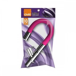Torneira Rosa Cozinha Bancada Gourmet Flexível Luxo Civitt - 3