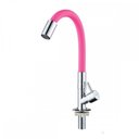 Ver imagem 2 de Torneira Rosa Cozinha Bancada Gourmet Flexível Luxo Civitt