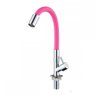 Torneira Rosa Cozinha Bancada Gourmet Flexível Luxo Civitt - 2