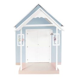 Casinha de Brinquedo com Telhado Branco/Azul Bebê - Criança Feliz - 9